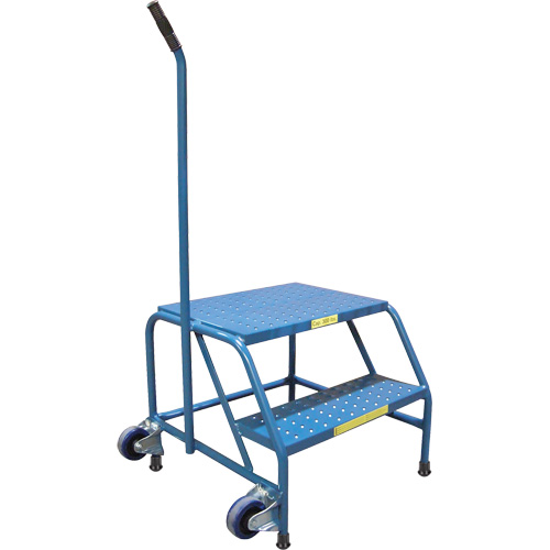 Tilt-N-Roll Step Stands, 2 Step(s), 24" L x 29" W x 19" H, 300 lbs. Capacity Ontario Packaging