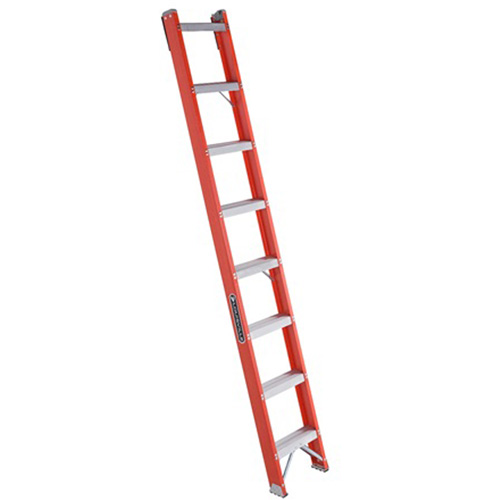 FH1000 Series Industrial Heavy-Duty Shelf Ladders, 8', Fibreglass, 300 lbs., CSA Grade 1A Ontario Packaging