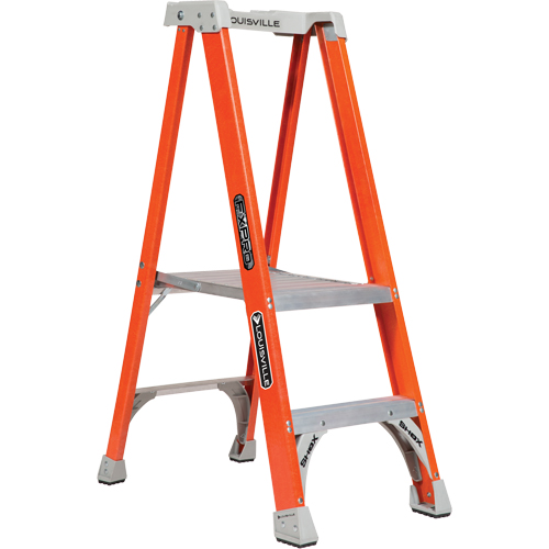 Industrial Heavy-Duty Pro Platform Stepladders (FXP1700 Series), 2', 300 lbs. Cap. Ontario Packaging
