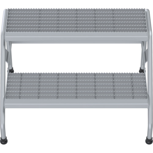 Escabeau en aluminium, 2 marche(s), 32-13/16" la x 24-9/16" lo x 20" h, Capacit&eacute; 500 lb Ontario Packaging