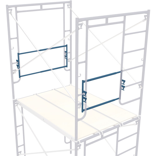Garde-corps dextr&eacute;mit&eacute; extensible pour l'&eacute;chafaudage, Barre de retenue, 21" h Ontario Packaging