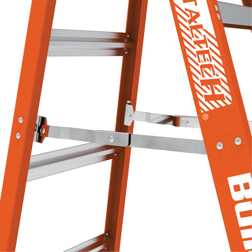 Step Ladder, 12', Fibreglass, 375 lbs. Capacity, Type 1AA Ontario Packaging