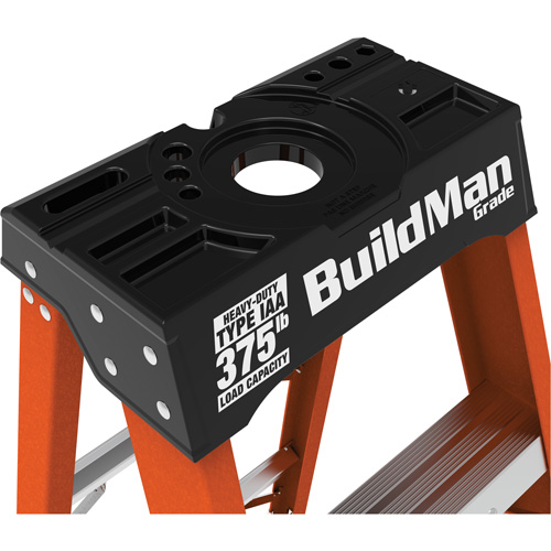 Step Ladder, 12', Fibreglass, 375 lbs. Capacity, Type 1AA Ontario Packaging
