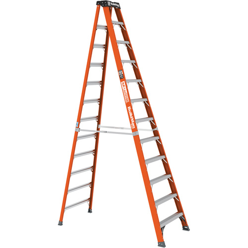 Step Ladder, 12', Fibreglass, 375 lbs. Capacity, Type 1AA Ontario Packaging