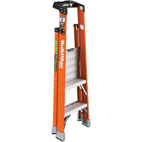 Safespace Platform Step Ladder, 2', 300 lbs. Cap. Ontario Packaging
