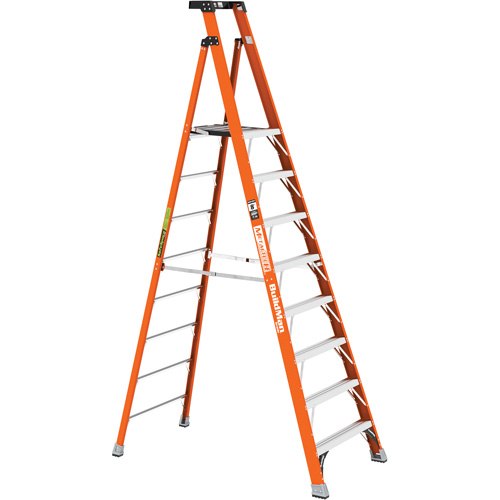 Safespace Platform Step Ladder, 8', 300 lbs. Cap. Ontario Packaging