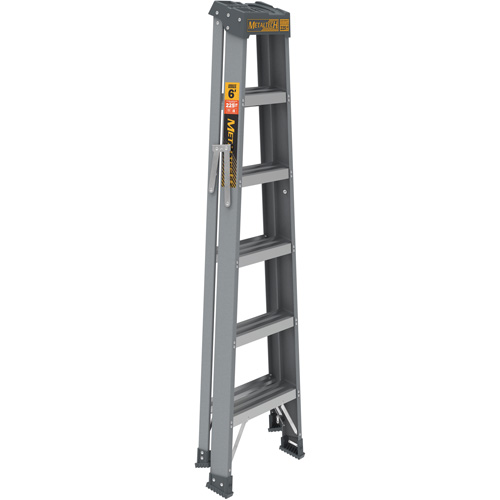 Step Ladder, 6', Fibreglass, 225 lbs. Capacity, Type 2 Ontario Packaging