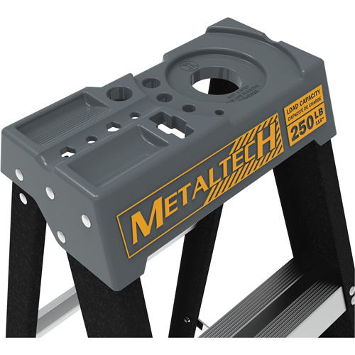 Step Ladder with Paint Tray, 10', Fibreglass, 250 lbs. Capacity, Type 1 Ontario Packaging