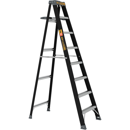 Step Ladder with Paint Tray, 8', Fibreglass, 250 lbs. Capacity, Type 1 Ontario Packaging