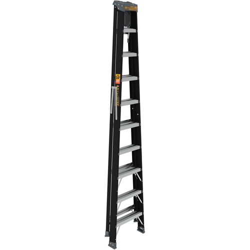 Step Ladder with Paint Tray, 10', Fibreglass, 250 lbs. Capacity, Type 1 Ontario Packaging