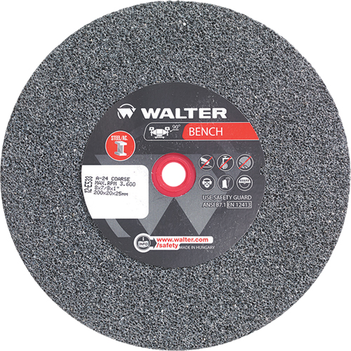 Bench Grinding Wheels, 8" x 7/8", 1" Arbor, 1 Ontario Packaging