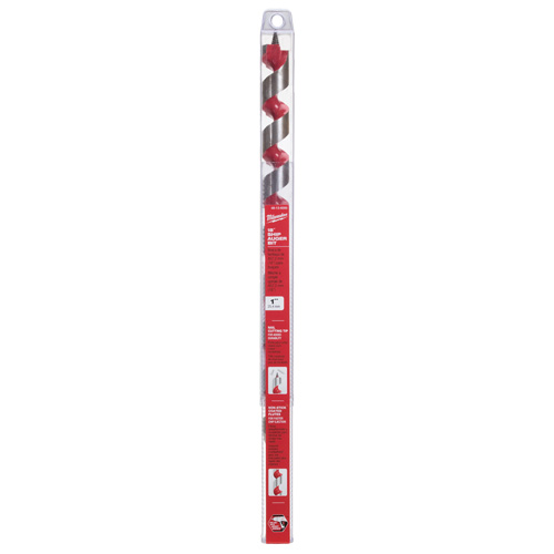 Longue m&egrave;che h&eacute;licoidale pour perceuse, Diam&egrave;tre de 1", Cannelure 15", Tige 7/16" hexagonal Ontario Packaging