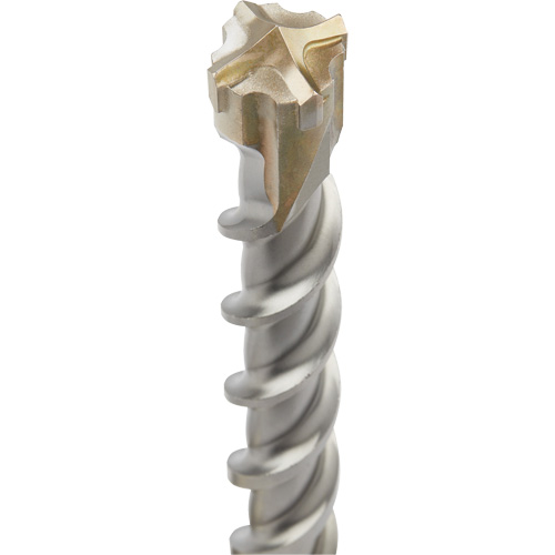 MX4 4-Cutter SDS-Plus Rotary Hammer Drill Bit, 1", SDS-Plus Shank, Carbide Ontario Packaging