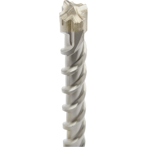 MX4 4-Cutter SDS-Plus Rotary Hammer Drill Bit, 1", SDS-Plus Shank, Carbide Ontario Packaging