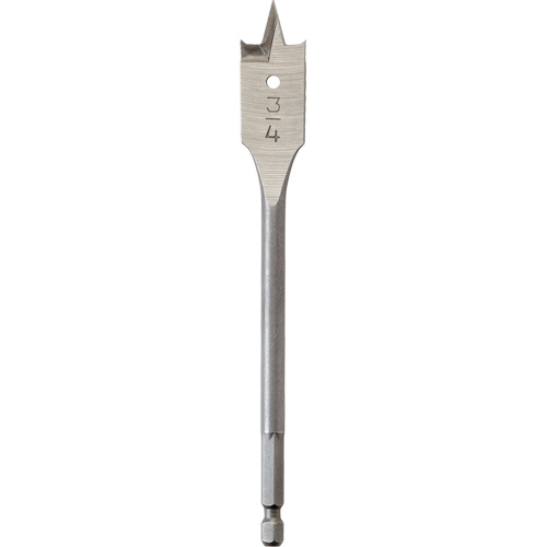 M&egrave;che plate, Diam&egrave;tre de 3/4", Tige 1/4" hex, Longeur de 6" Ontario Packaging