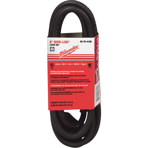Quik-Lok&reg; Cord with Twist Style Plug Ontario Packaging