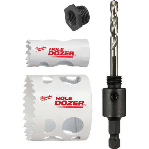 Trousse de scie-cloche Hole Dozer pour verrou de porte, 4 morceaux Ontario Packaging