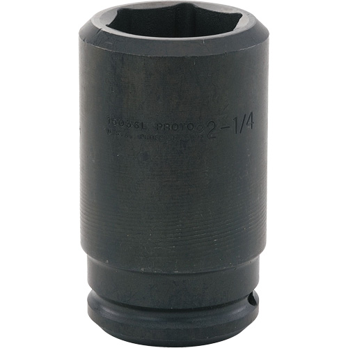Socket, Impact, 2-1/4", 1-1/2" Drive, 6 Points, Deep Ontario Packaging
