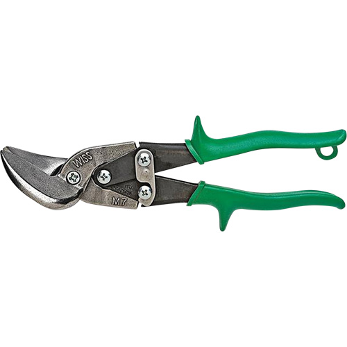 Metalmaster&reg; Offset Snips, 1-1/4" Cut Length, Straight/Right Cut Ontario Packaging