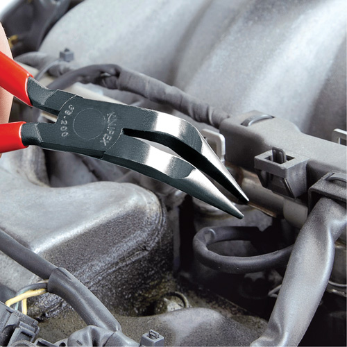 8" Long Nose 70° Angled Pliers without Cutter Ontario Packaging