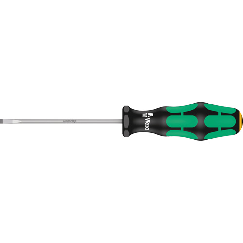 Tournevis &agrave; fente, Tige de 4 mm, Ronde, 7-25/32" lo, Prise en Plastique Ontario Packaging