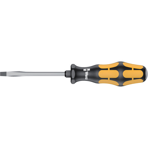 Slotted Demolition Screwdriver, 3/16", 7-3/8" L, Plastic Handle Ontario Packaging
