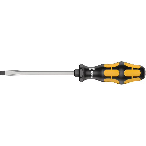 Slotted Demolition Screwdriver, 3/8", 11-3/16" L, Plastic Handle Ontario Packaging