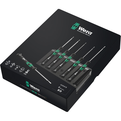 Micro Series Screwdriver Set with Rack, 6 Pcs. Ontario Packaging