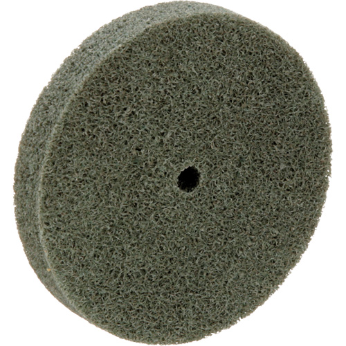 Standard Abrasives 500 Series Soft Density Unitized Wheels, 3" x 1/2", 1/4" Arbor, Medium Grit, Aluminum Oxide Ontario Packaging