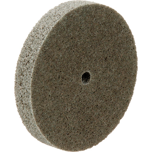 Disque unitaris&eacute; Standard Abrasives, 3" x 1/2", Arbre de 1/4", Grain de Moyen, Oxyde d'aluminium Ontario Packaging