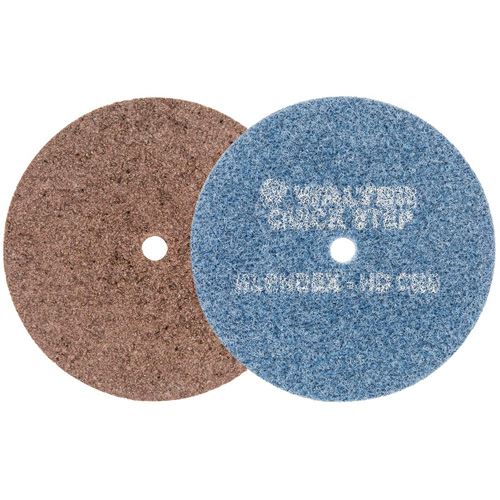 Disque de pr&eacute;paration de surface QUICK-STEP BLENDEX, 5" dia., Grain Extra grossier, Oxyde d'aluminium Ontario Packaging