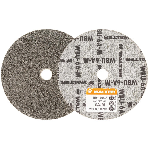 Disque de finition Blendex U, 3" dia., Grain 6AM, Carbure de silicium Ontario Packaging