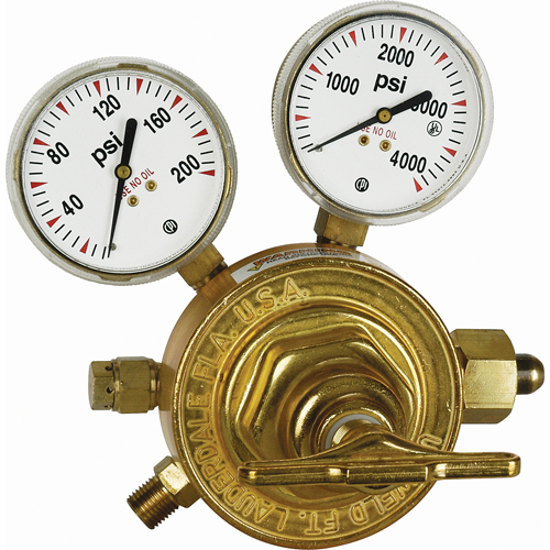Heavy-Duty Single Stage Regulator, Oxygen, CGA540 Inlet Ontario Packaging