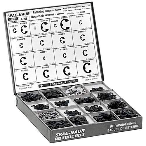 External Retaining Ring Assortments Ontario Packaging