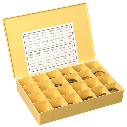 Assortiments d'anneaux de retenue internes & externes Ontario Packaging