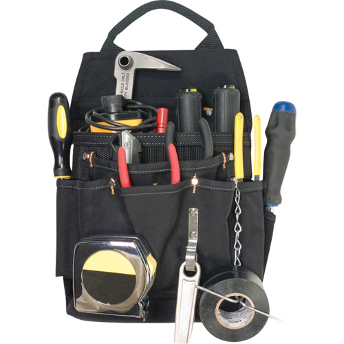 Porte-outils professionnels pour &eacute;lectricien, Porte-outil multiple, Polyester, 11 Poches Ontario Packaging