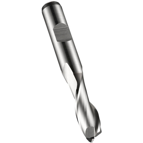 Square End Slot Drill, 1/4" Dia., 66 mm L, 10 mm Shank, High Speed Cobalt Ontario Packaging