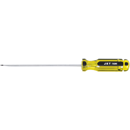 SDS-6R Slot Jumbo Handle Screwdriver, 3/16" Tip, Round, Plastic Handle Ontario Packaging