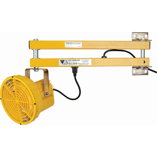 Dock Lights, 24" Arm, 50 W, High Pressure Sodium Lamp, Polycarbonate Ontario Packaging