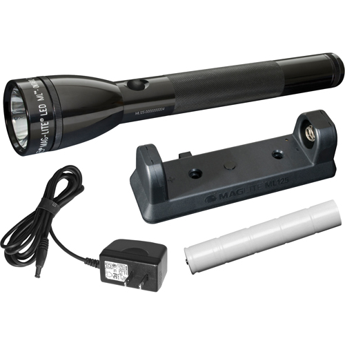ML125 Flashlight, LED, 186 Lumens, Rechargeable Batteries Ontario Packaging