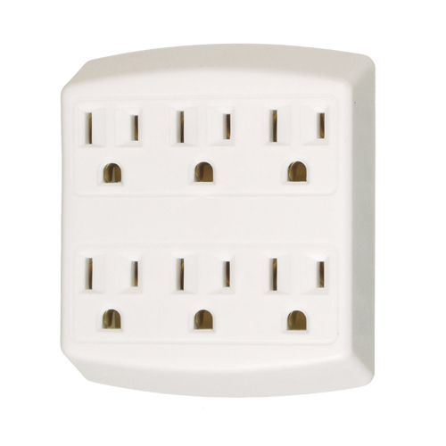 Adaptors, 6 Outlet(s), 15 Amps, 1875 W, 125 Ontario Packaging