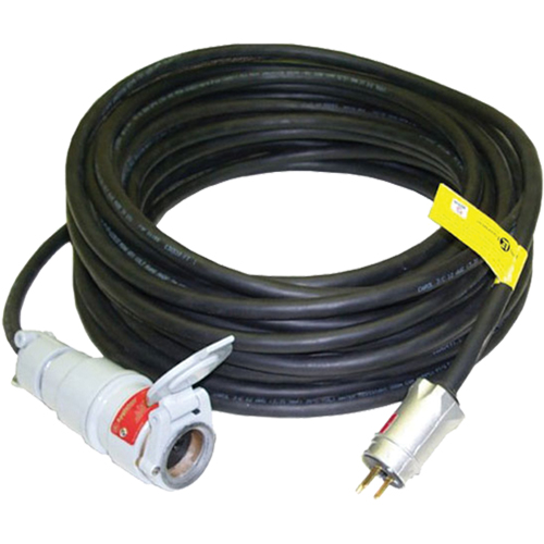 Heavy-Duty Neoprene Extension Cords, Indoor/Outdoor, SOOW, 12/3 AWG, 15 A, 50' Ontario Packaging