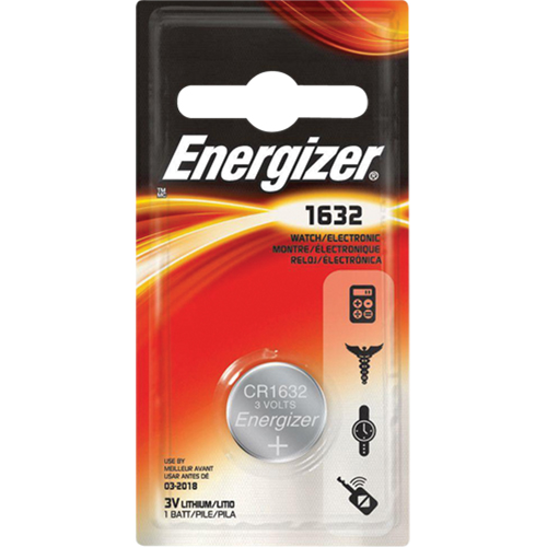 CR1632- Lithium Batteries, 3 V Ontario Packaging
