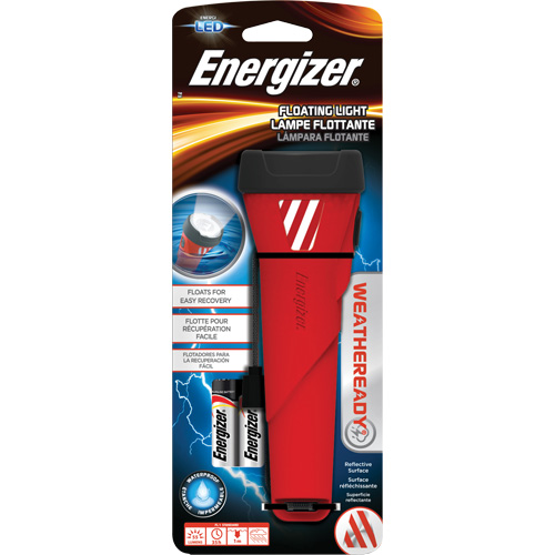Weatheready&reg; Floating Flashlight, LED, 55 Lumens, AA Batteries Ontario Packaging