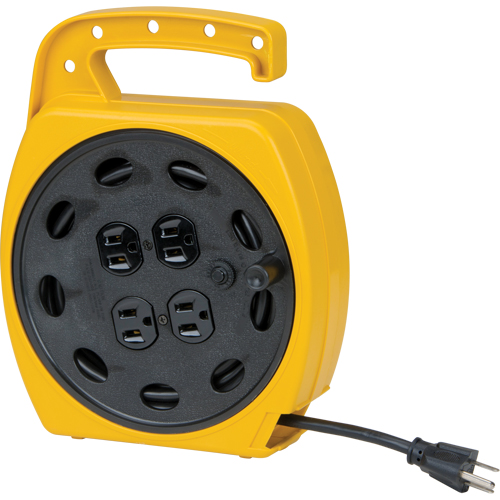 Wind-Up Extension Cord, 25', SJT, 16/3 Gauge, 10 A Ontario Packaging