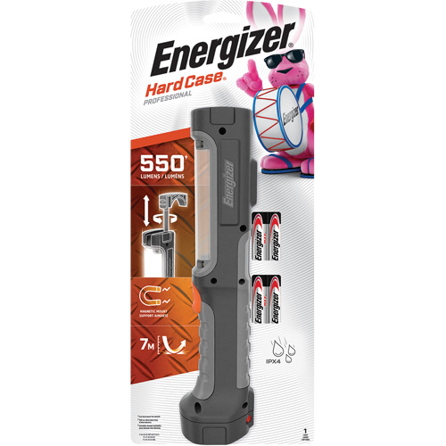 Hard Case&reg; Rugged Work Light, LED, 550 Lumens, AA Batteries Ontario Packaging