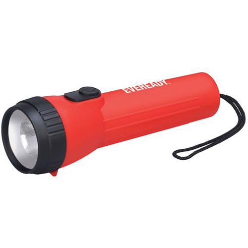Industrial General Purpose Flashlight, LED, 25 Lumens, D Batteries Ontario Packaging