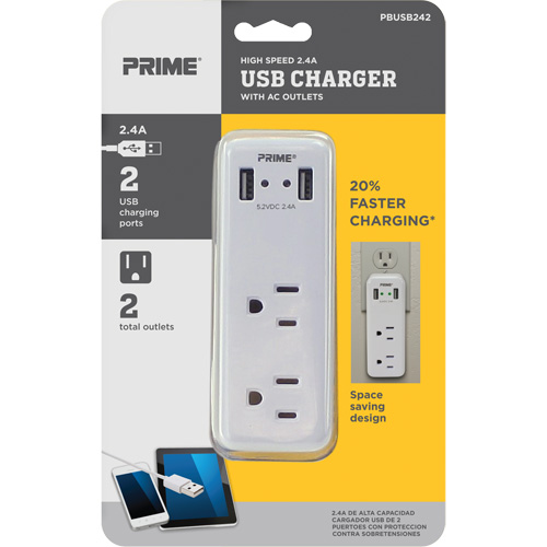 Prime&reg; USB Charger Ontario Packaging