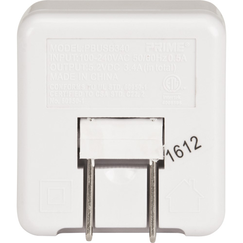 Chargeur USB Prime haute vitesse Ontario Packaging