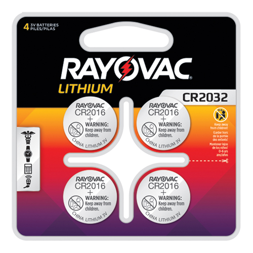 CR2032 Lithium Coin Cell Batteries, 3 V Ontario Packaging